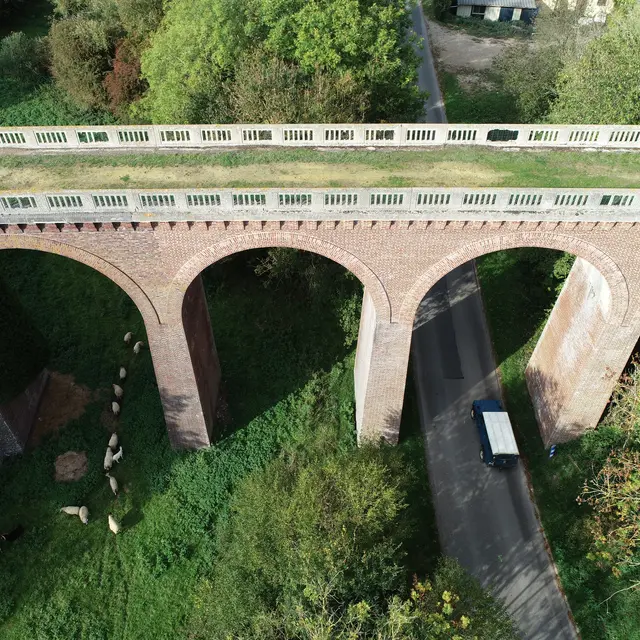 Viaduc de Touffreuville sur Eu -Chemin Vert du Petit Caux