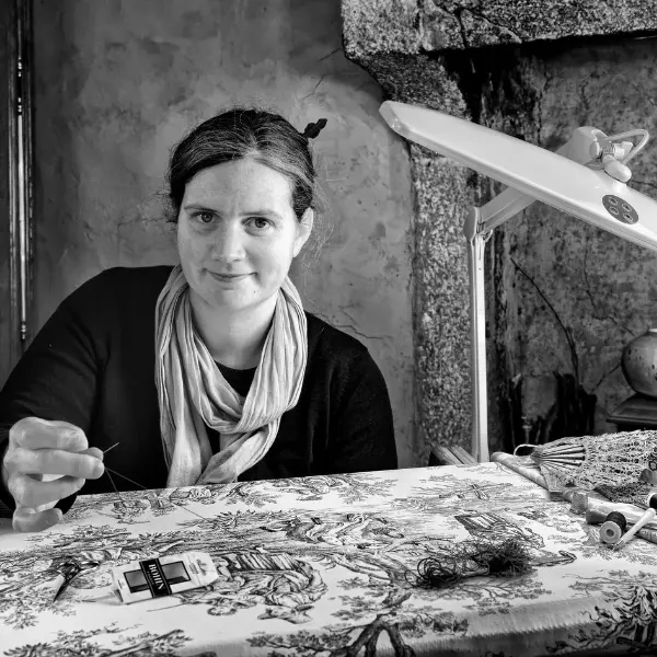 Charlène Poret dentellière