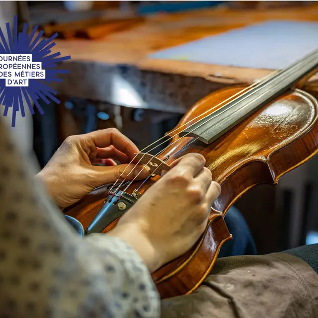 Visite guidée d'un atelier de lutherie du quatuor à cordes
