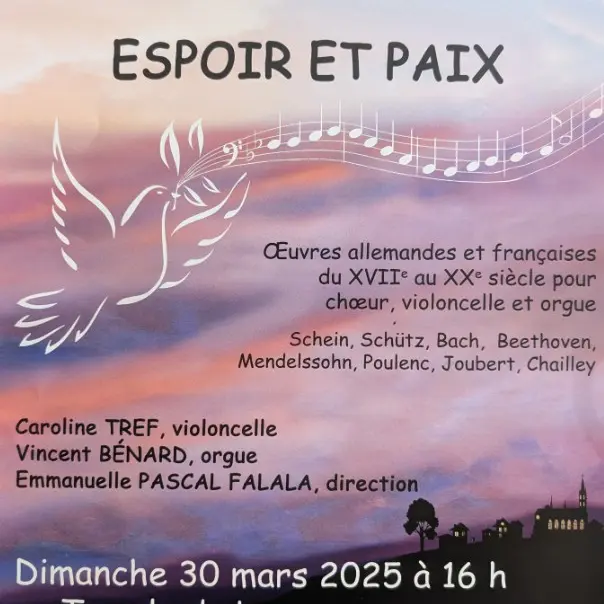 Affiche Espoir et Paix Luneray