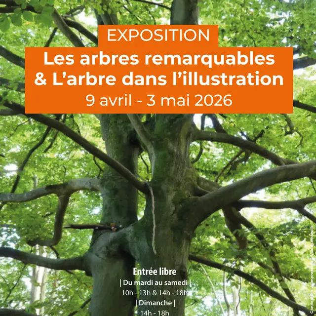 affiche exposition Arbres remarquables