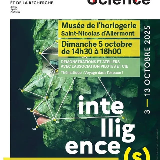 affiche-fete-de-la-science-2025-musee-horlogerie-Normandie
