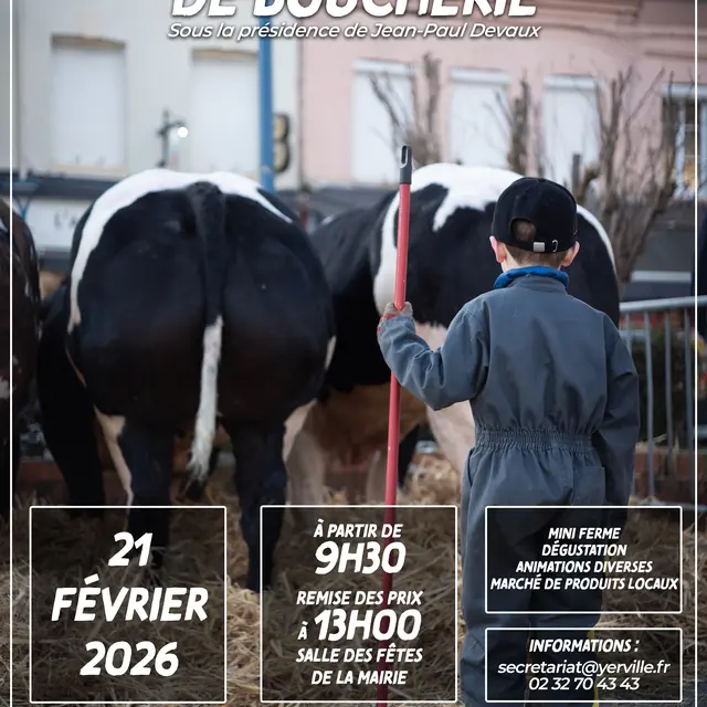 affiche foire aux bestiaux 2026