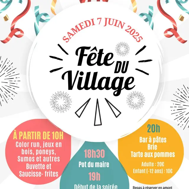 affiche préaux en fête