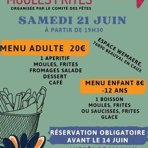 Soirée moules frites
