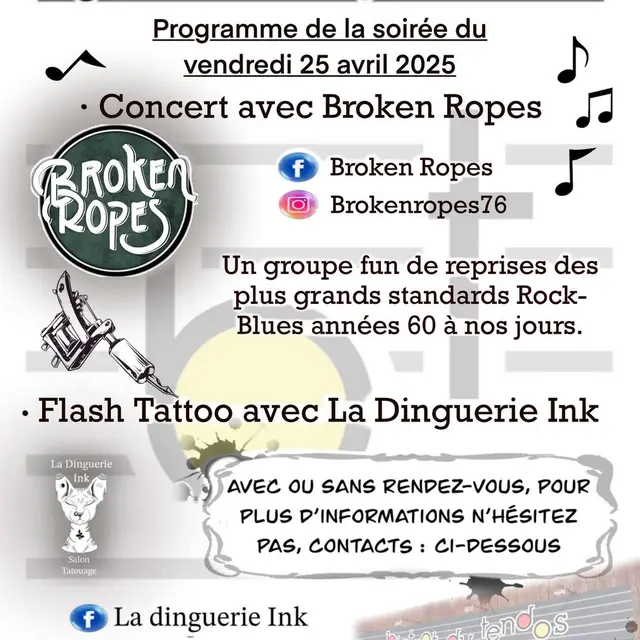 bistrot du tendos soirée concert tatoo