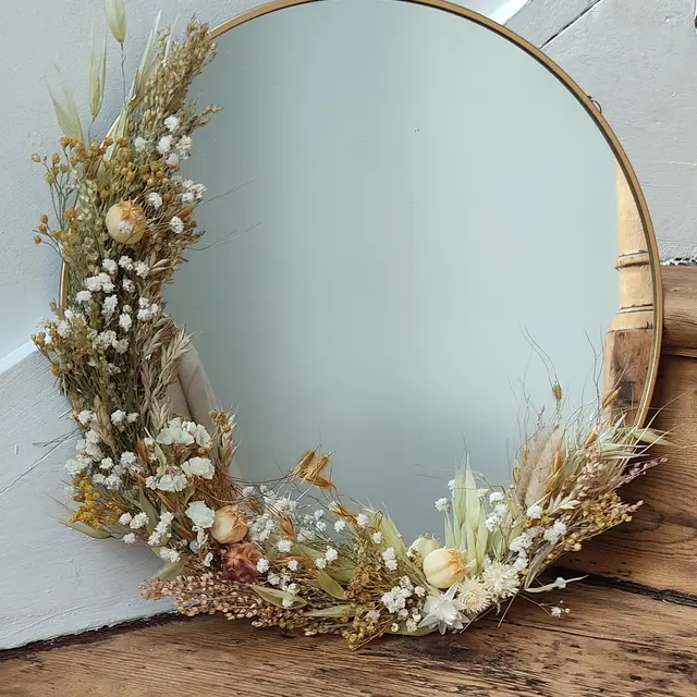 Miroir fleuri