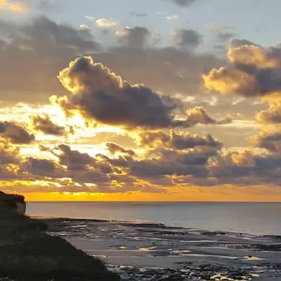 Vue sur mer depuis le gîte