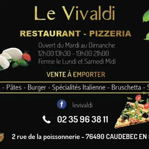 carte de fidélité restaurant le Vilvaldi Caudebec en Caux Rives en Seine
