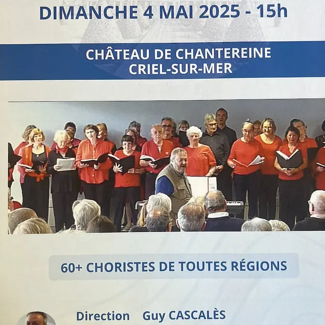 concert gratuit 4 mai chateau de chantereine