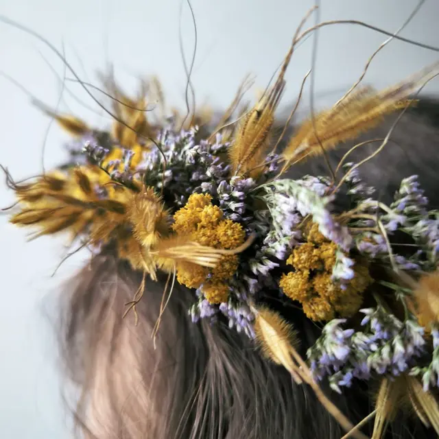 couronne de fleurs