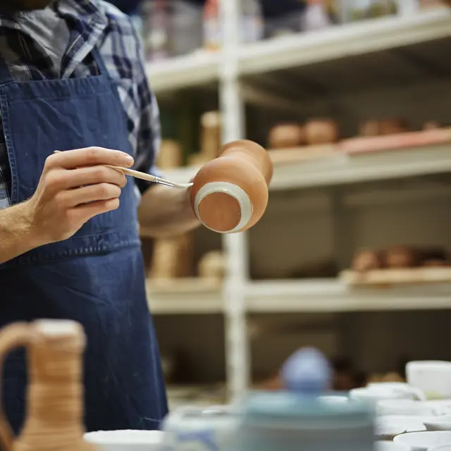 Painting self-made jug