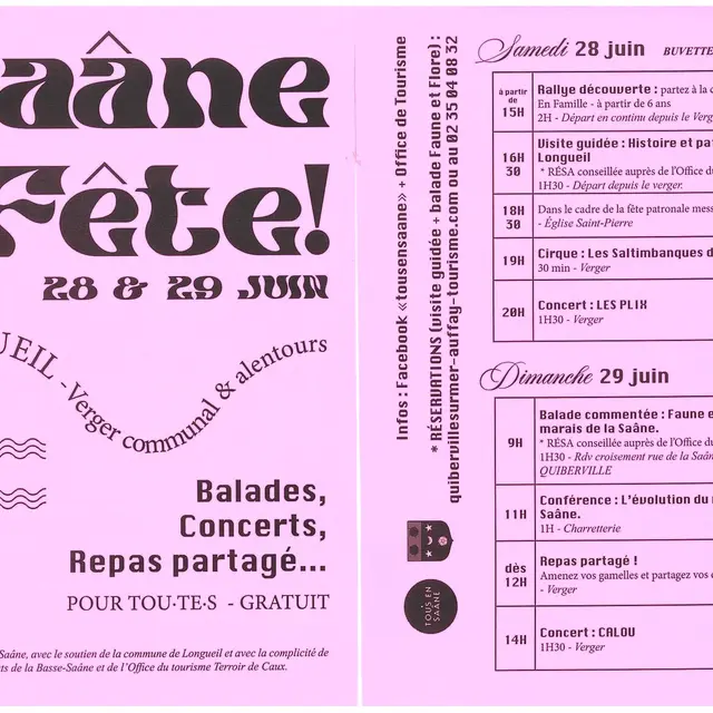 Saâne en Fête Affiche
