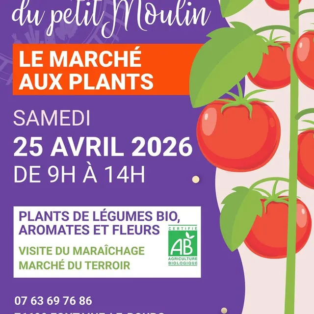 jardin du petit moulin- marché 2026
