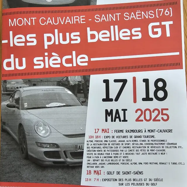 les plus belle GT mont cauvaire affiche