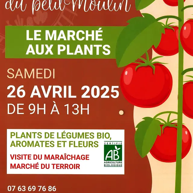 marché aux plants fontaine le bourg 26 avril