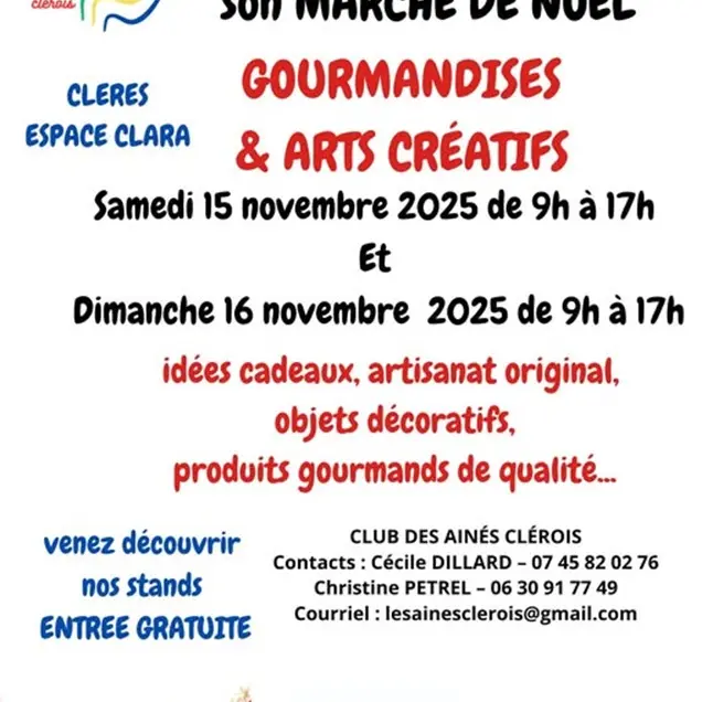 marche de noel club des aines clerois