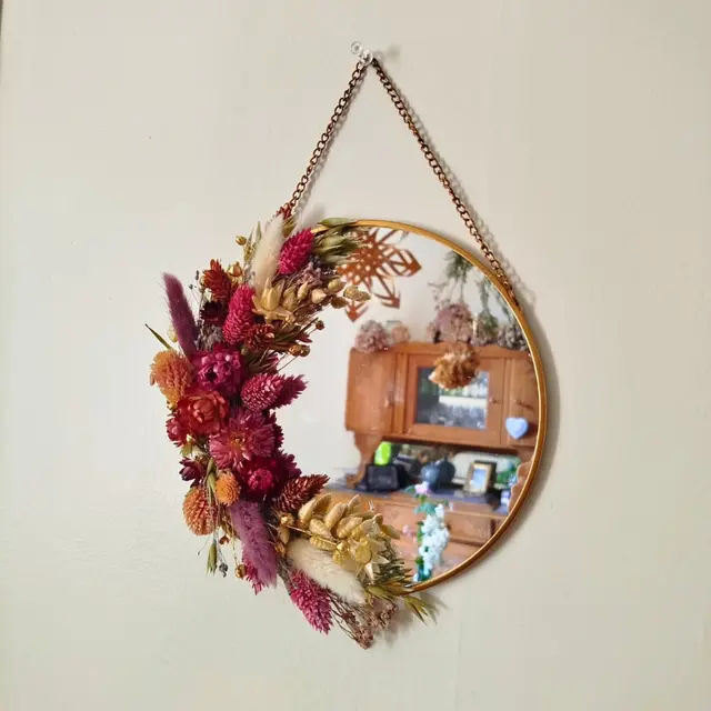 miroir fleuri