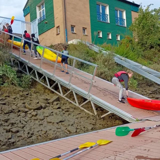 Balades en kayak sur les méandres de la Seine et vue sur la cathédrale de Rouen