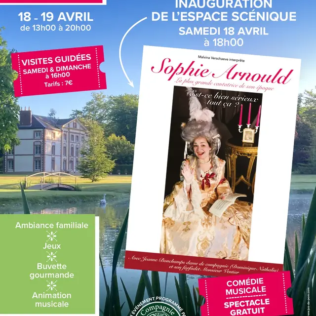 affiche ouverture jardin bracquetuit