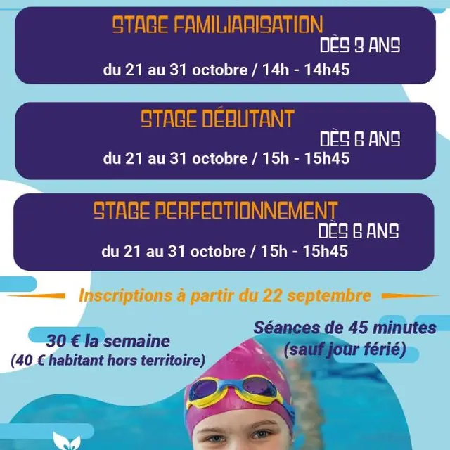 Stage de natation