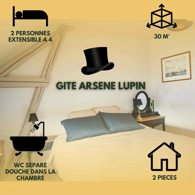 Gite Etretat Arsène Lupin