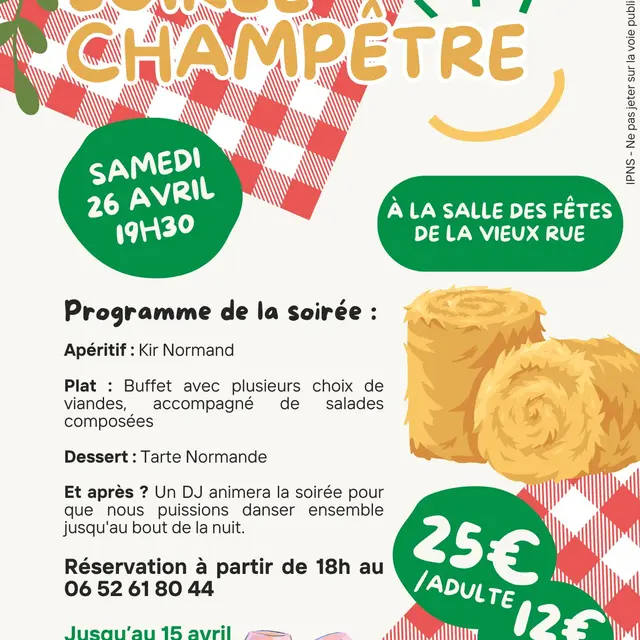 réservation avant le 15 avril