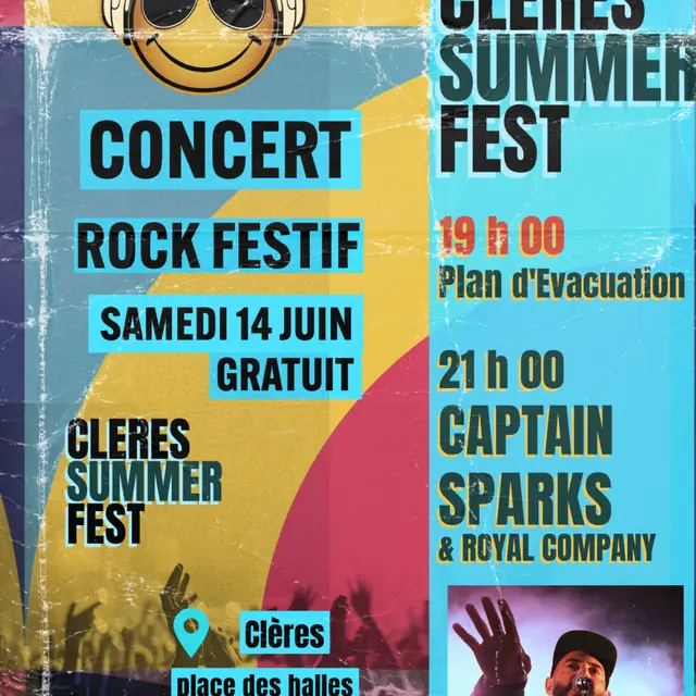 summer fest clères 14 juin affiche