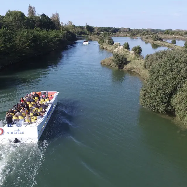 Les Salines en bateau - Parc d'aventure du Sel aux Sables d'Olonne