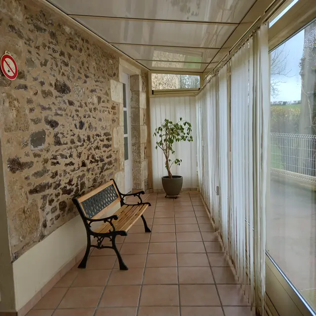 Meublé Puy de Serre - Entrée Véranda
