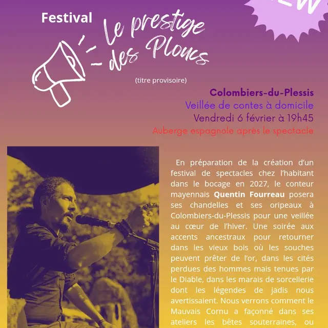 202602 Veillée contes Cie POB Colombiers du Plessis