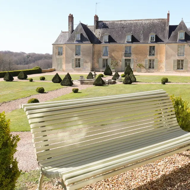 Vue du château d'Hodebert