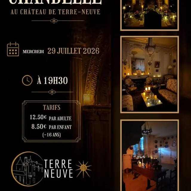 Affiche visite à la chandelle