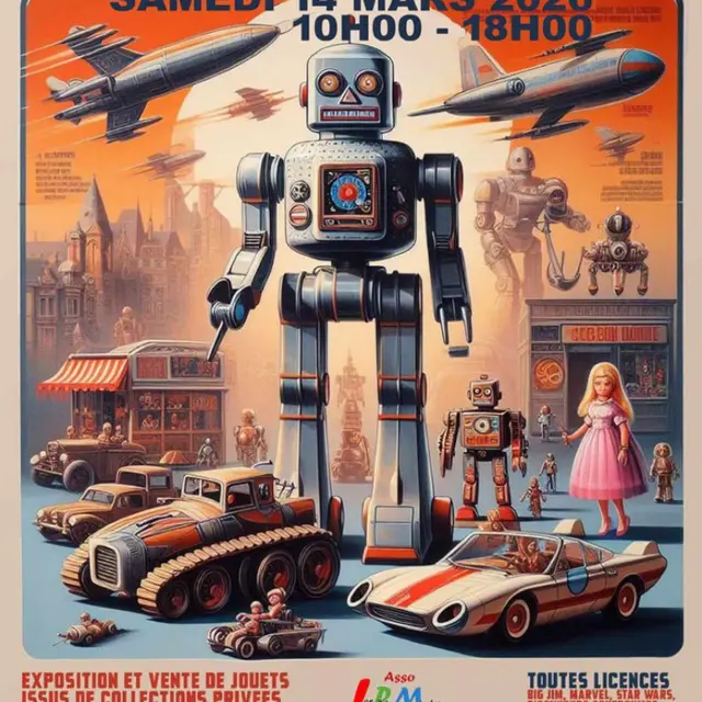 vintage toys affiche