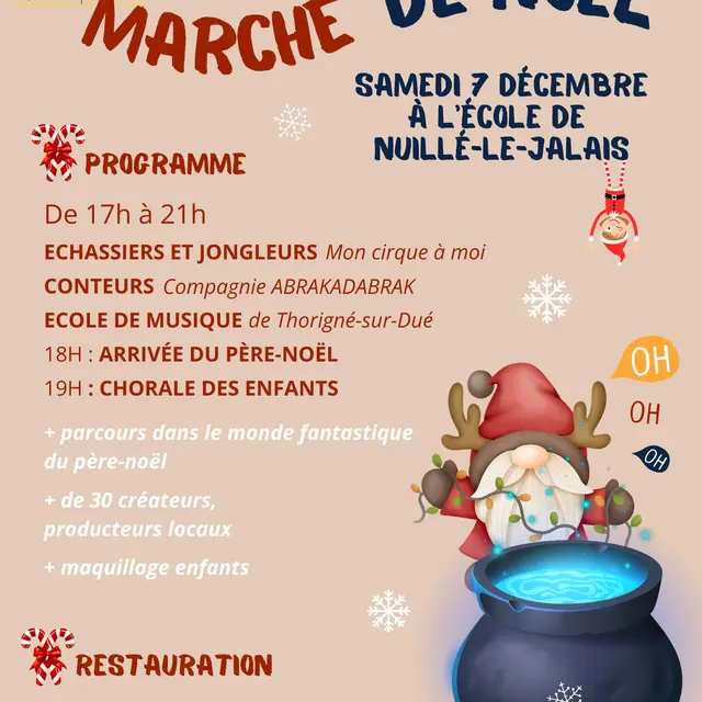 Affiche - Marché de Noël 2024