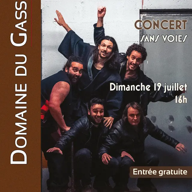 Concert Sans Voies - Domaine du Gasseau - été 2026