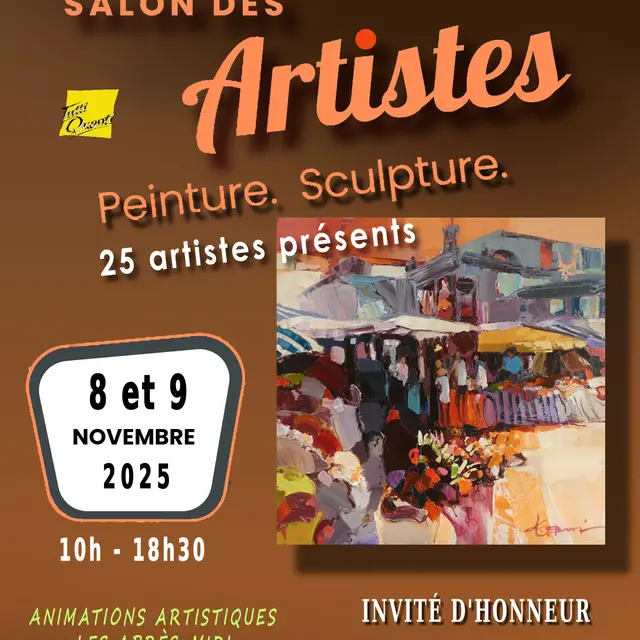 Affiche salon des artistes 2025