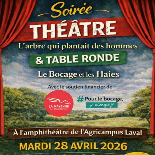 Affiche spectacle et table ronde