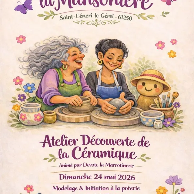 Atelier céramique Jardins de la Mansonière 24 05