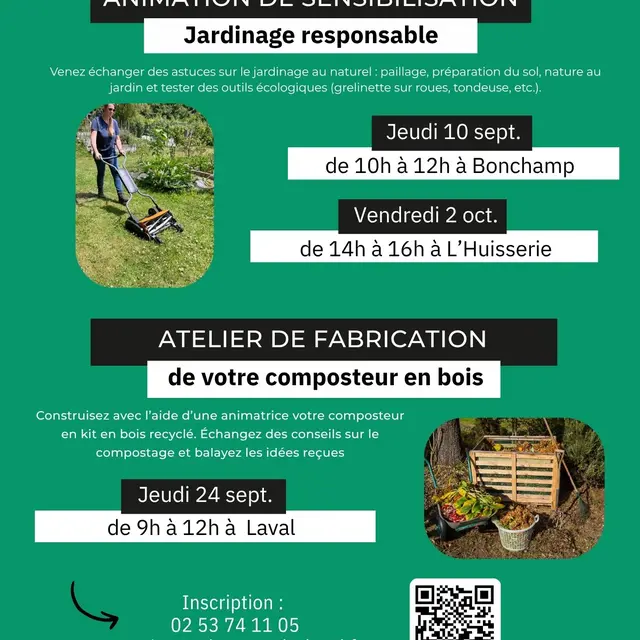 Ateliers jardinage responsable