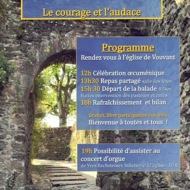 Balade œcuménique à Vouvant
