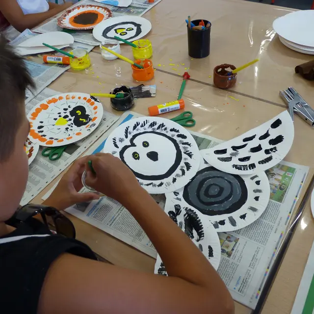 Chouette, un hibou_Atelier enfant