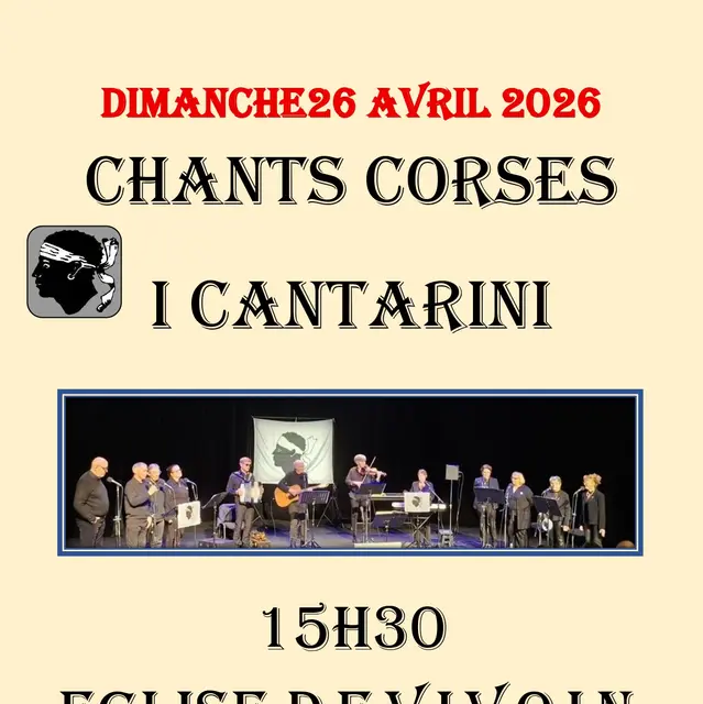 Concert chants corses Vivoin 26 04