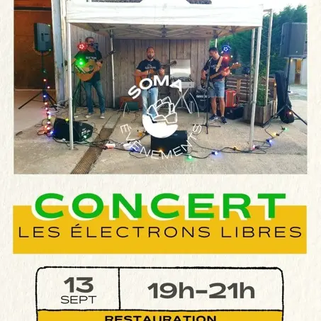 ConcertSomaElectronslibres_LeLoroux_2026_DestinationVignobleNantais.com