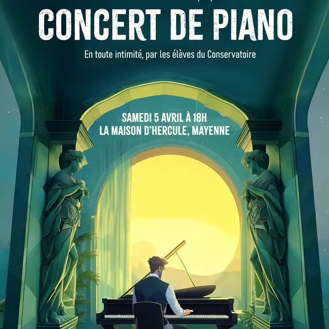 Concert de piano des élèves du conservatoire