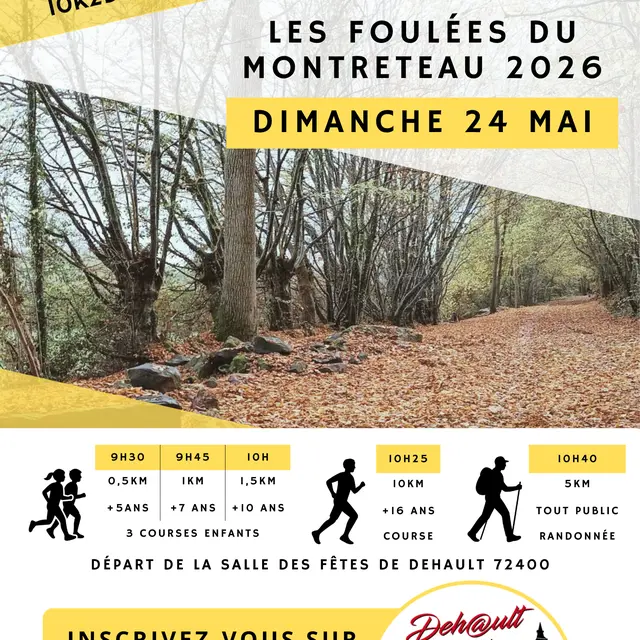 Copie de Les Foulées du Montreteau 2026 - 1