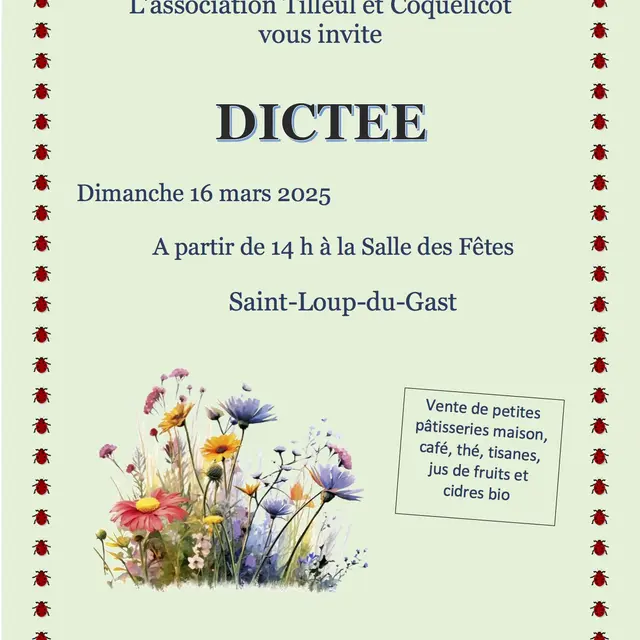 Dictée Saint Loup du Gast