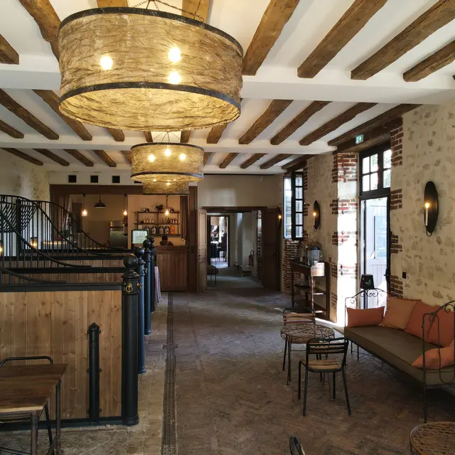 Intérieur du salon de thé