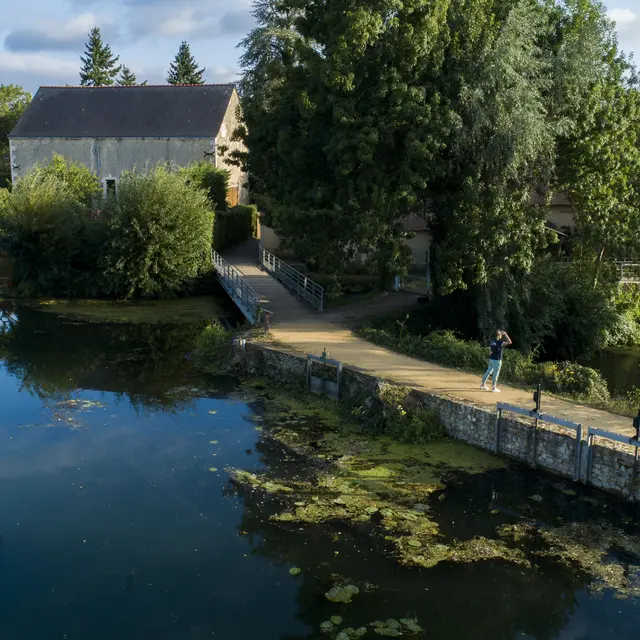 Vue aérienne Moulin de la Bruère