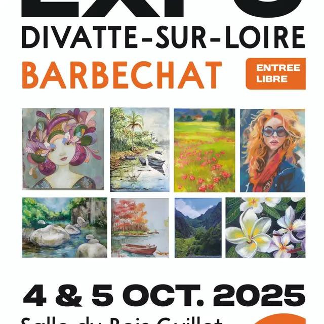 Exposition Divatte-sur-Loire Barbechat 4 et 5 octobre 2025